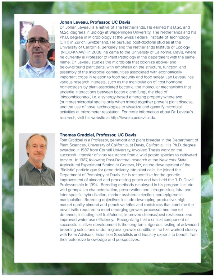 Breeding Crops for Enhanced Food Safety - invited speakers